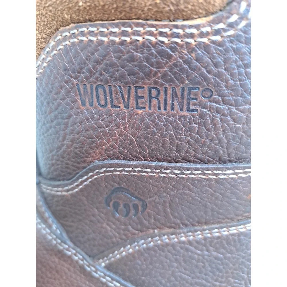 Wolverine Durashocks Men's Brown Leather Waterproof Insulated Work Boots 9.5 EW